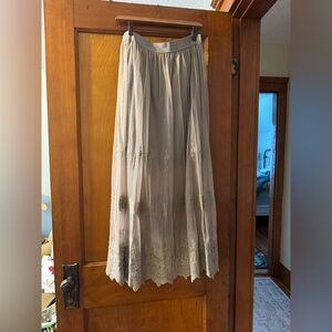 Wrap London Maxi Two tier sheer skirt